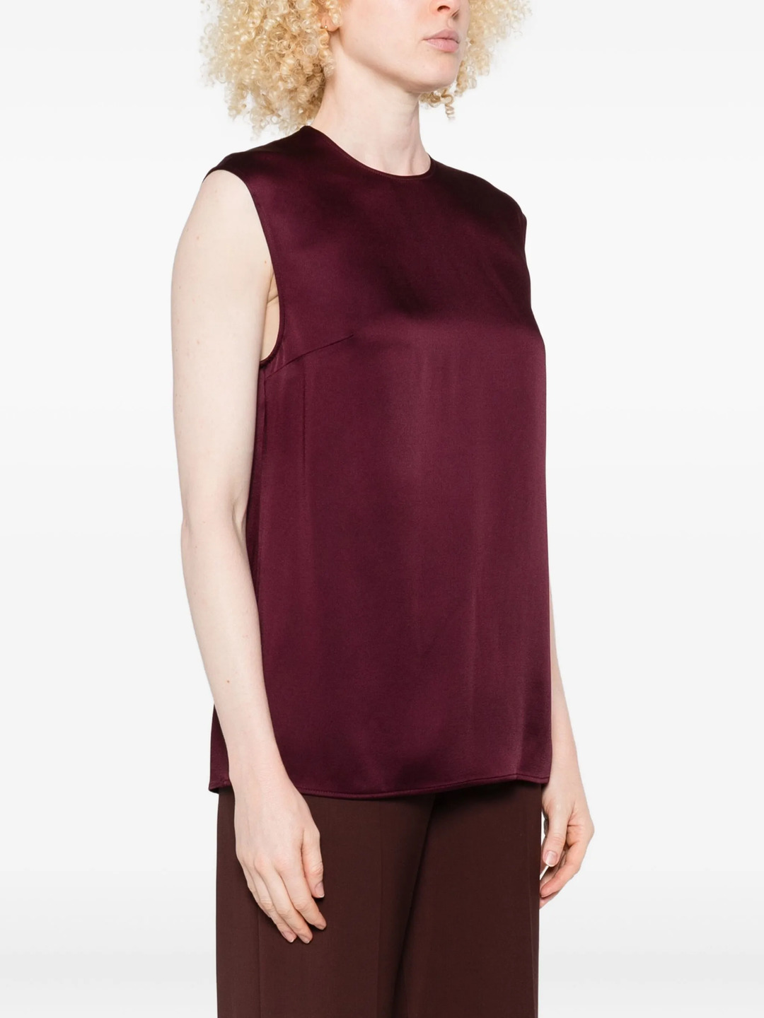 Satin Sleeveless Top - 3