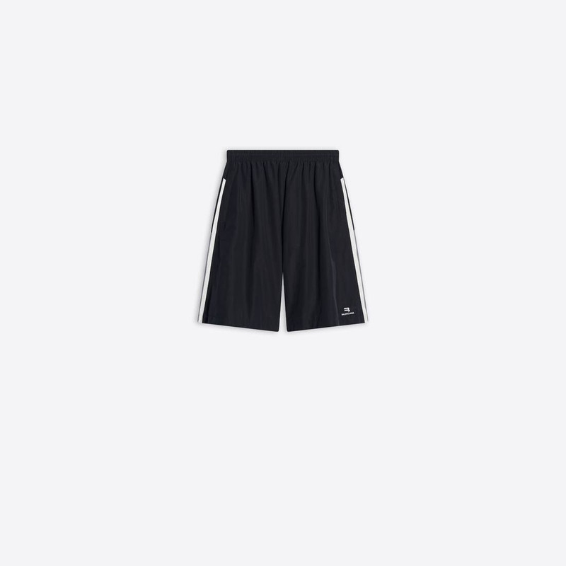 Men's Sporty B Tracksuit Shorts  in Black 1