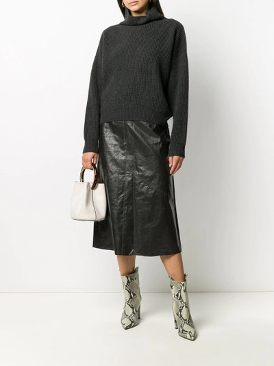 Isabel Marant oversized roll neck jumper outlook