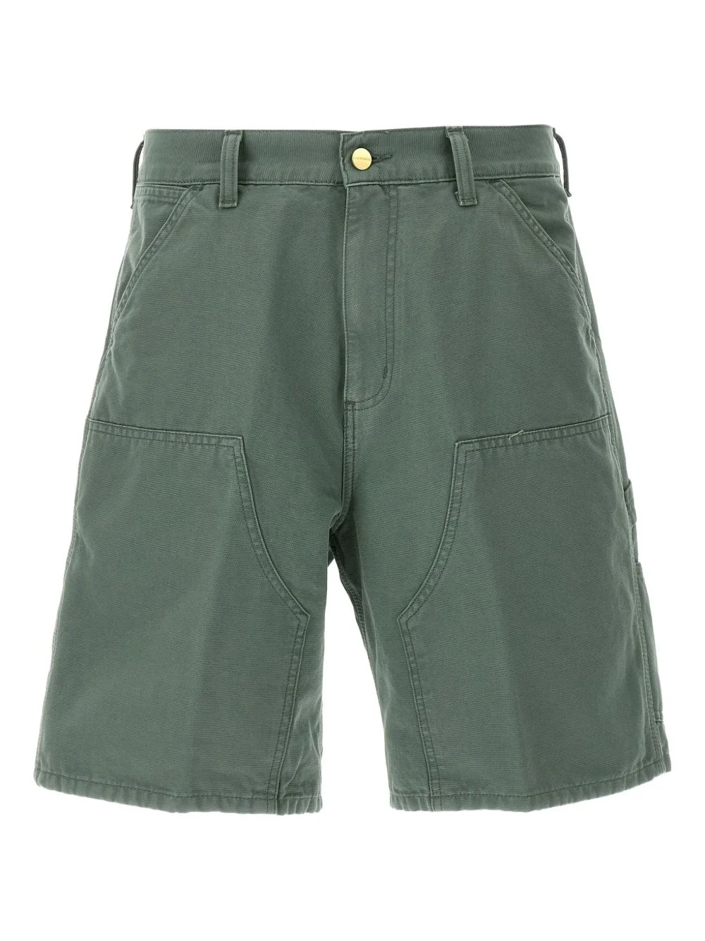 double knee canvas shorts - 1