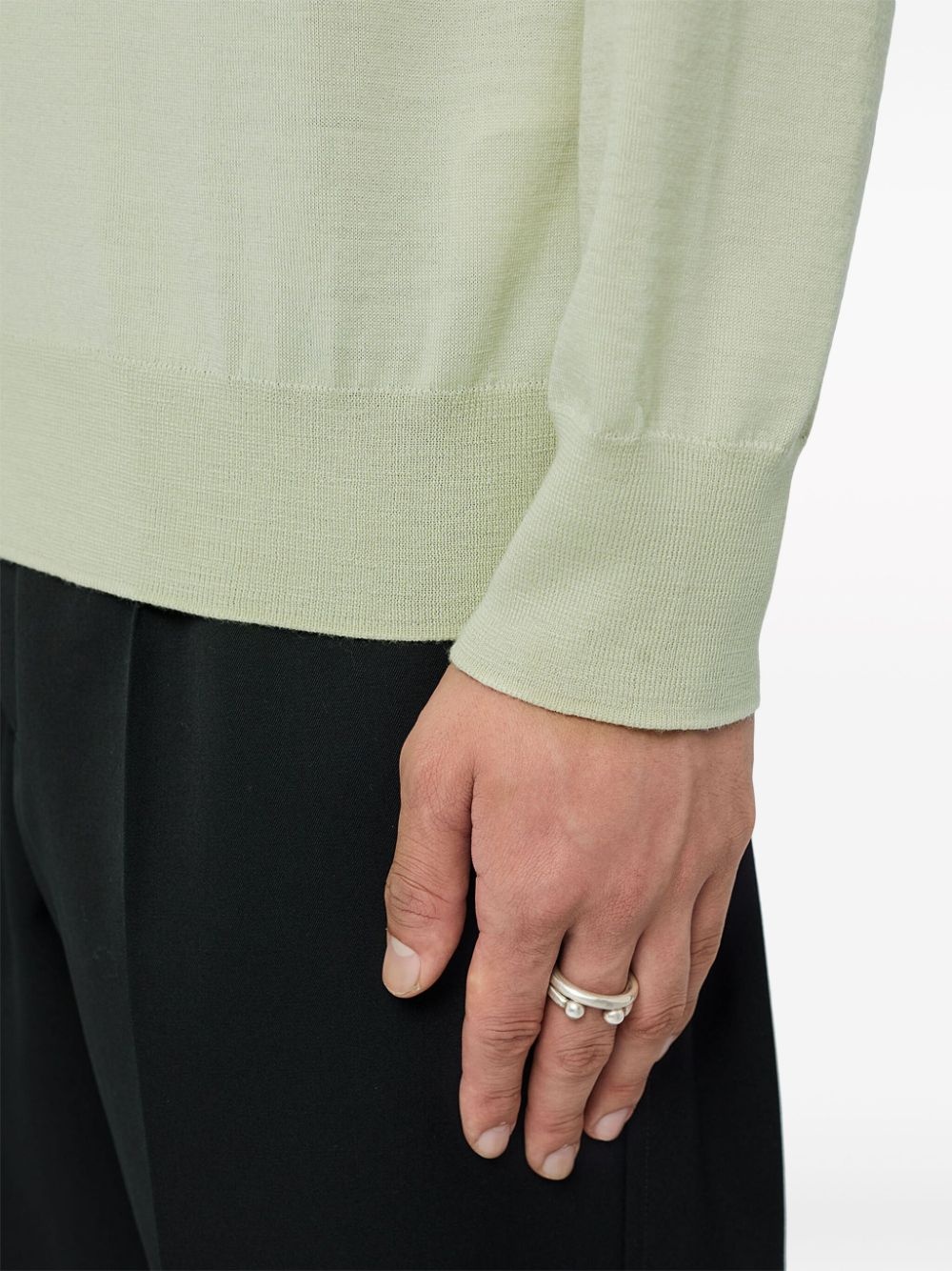 crew-neck wool jumper - 3