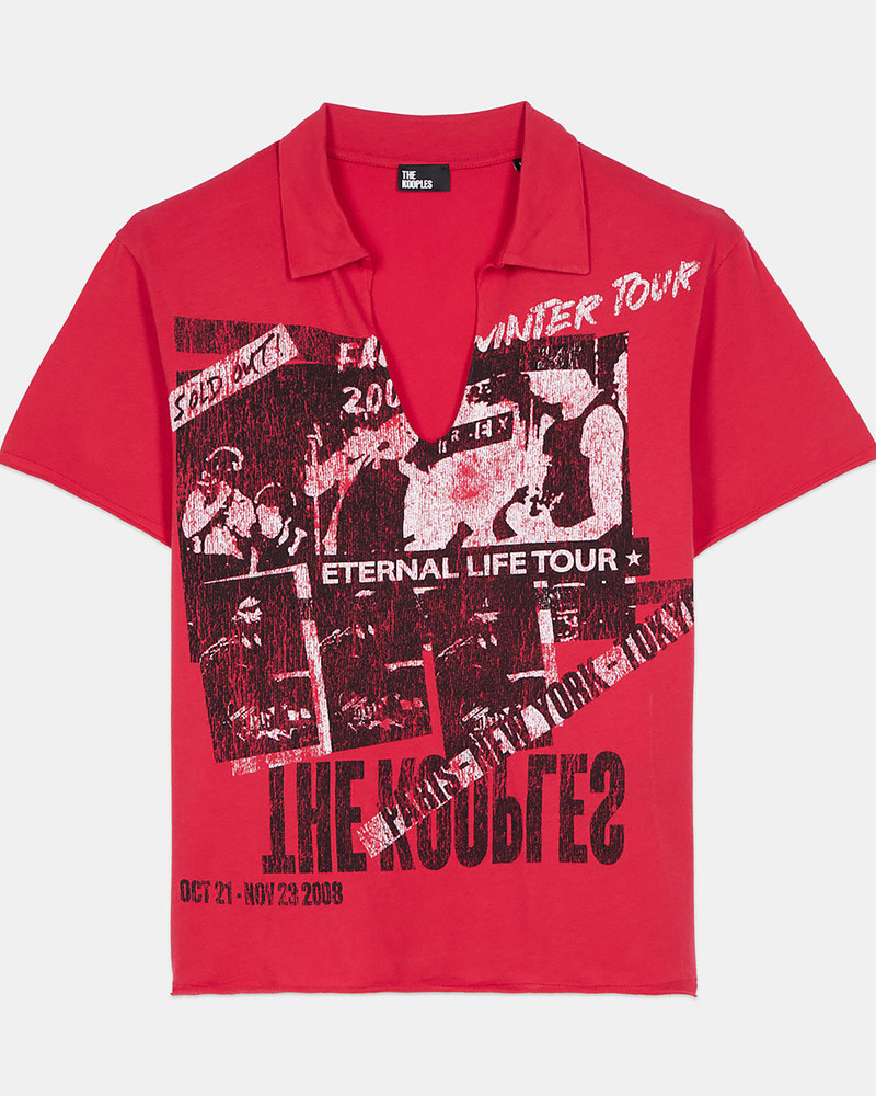 RED ETERNAL LIFE TOUR SERIGRAPHY T-SHIRT 1