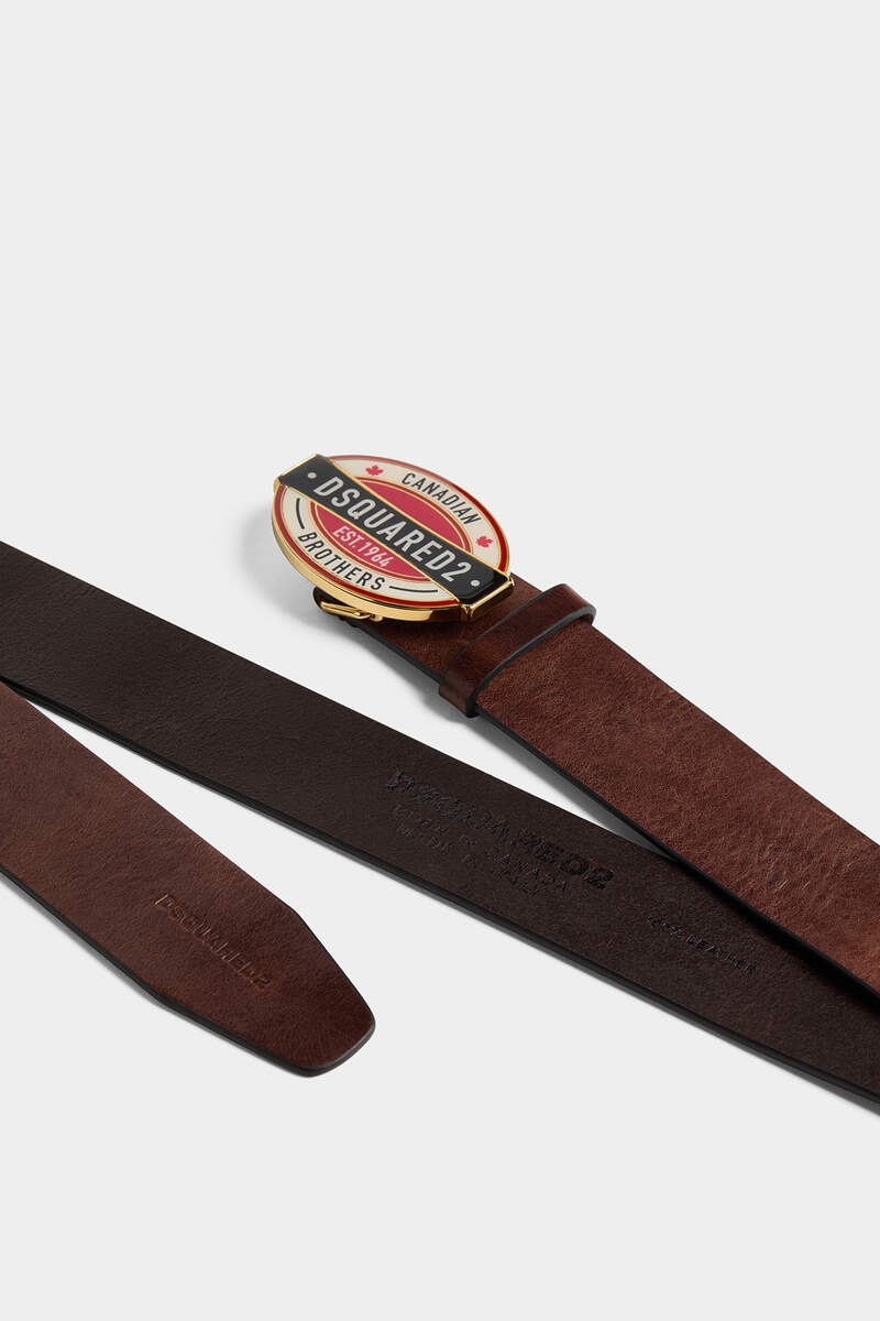 D2 CANADIAN BROTHERS PLAQUE BELT - 4