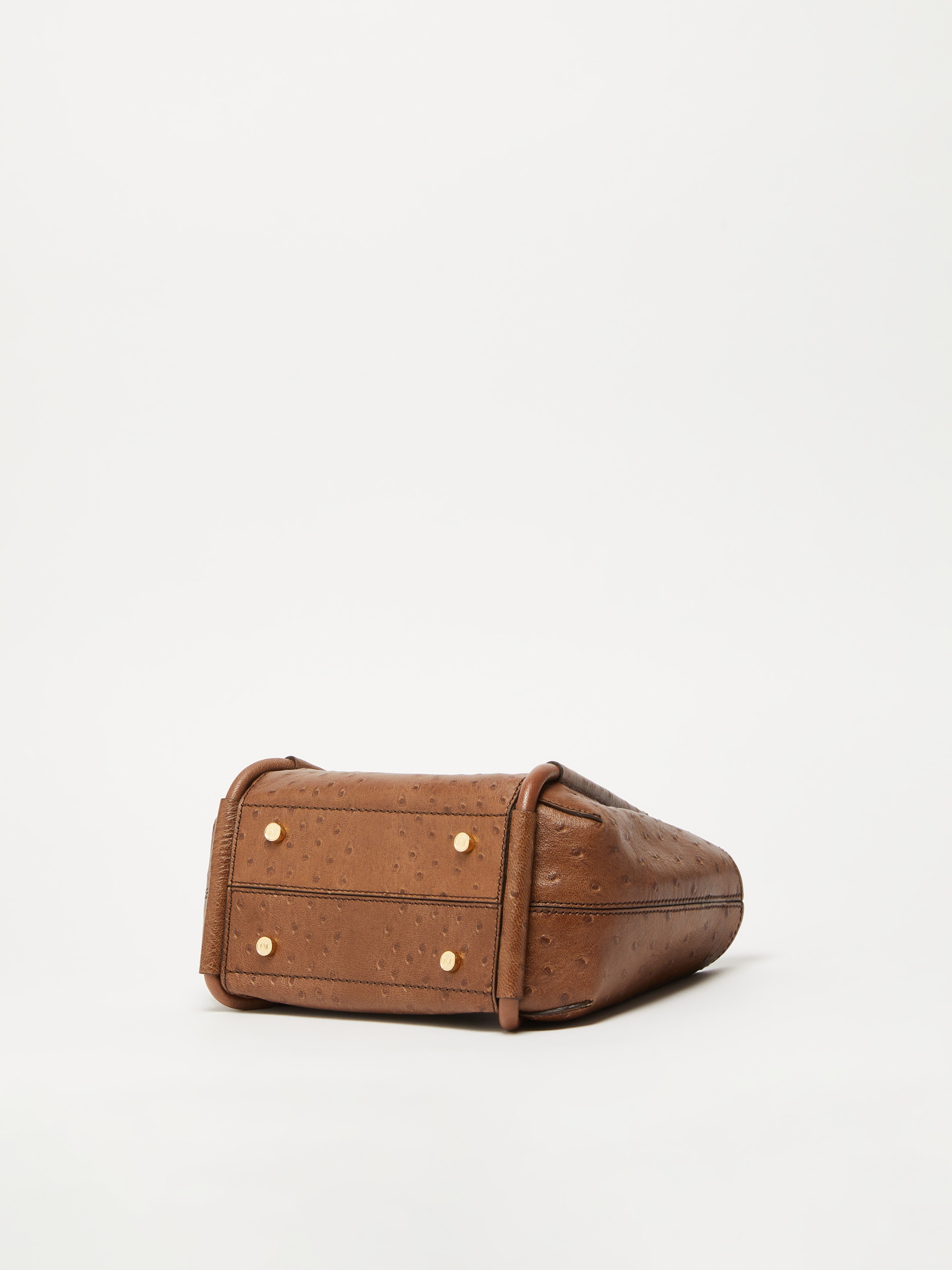 MARINXSOSTRICH Extra-small ostrich-print leather Marine Bag - 6