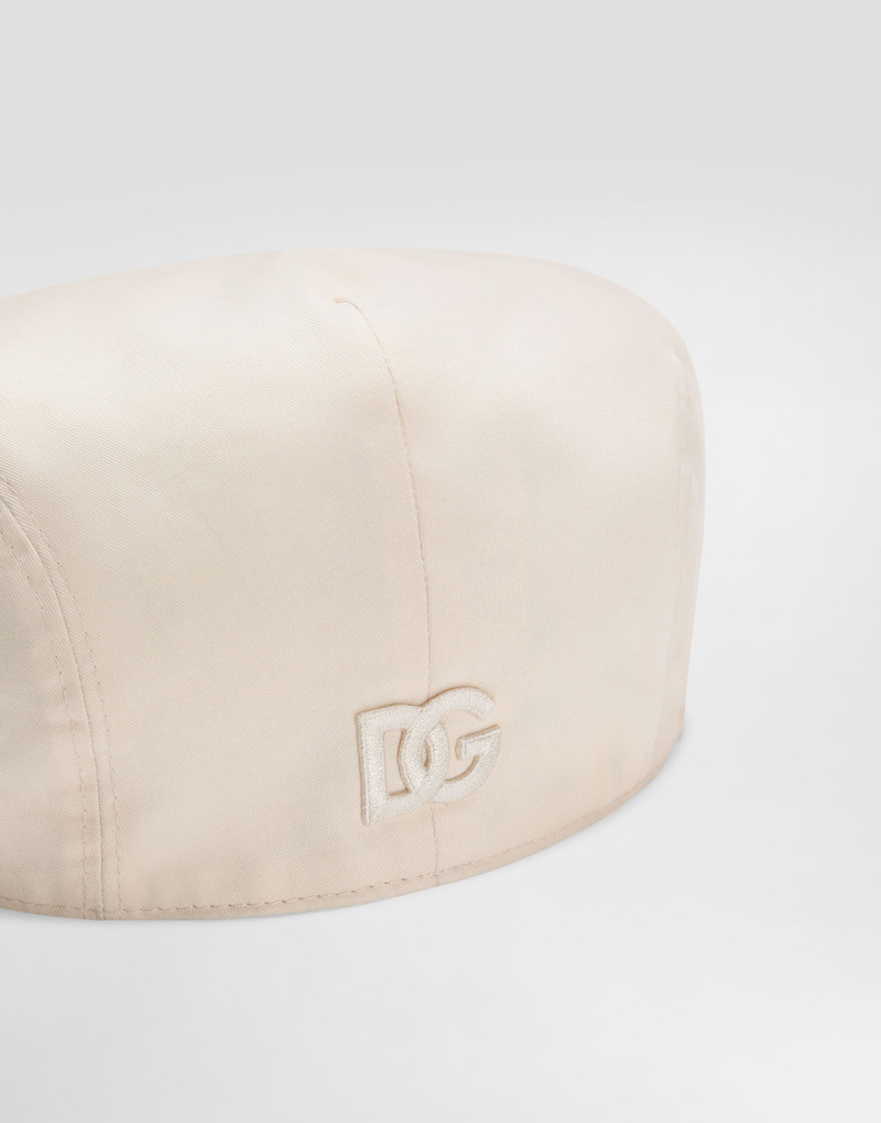 Cotton gabardine flat cap 3