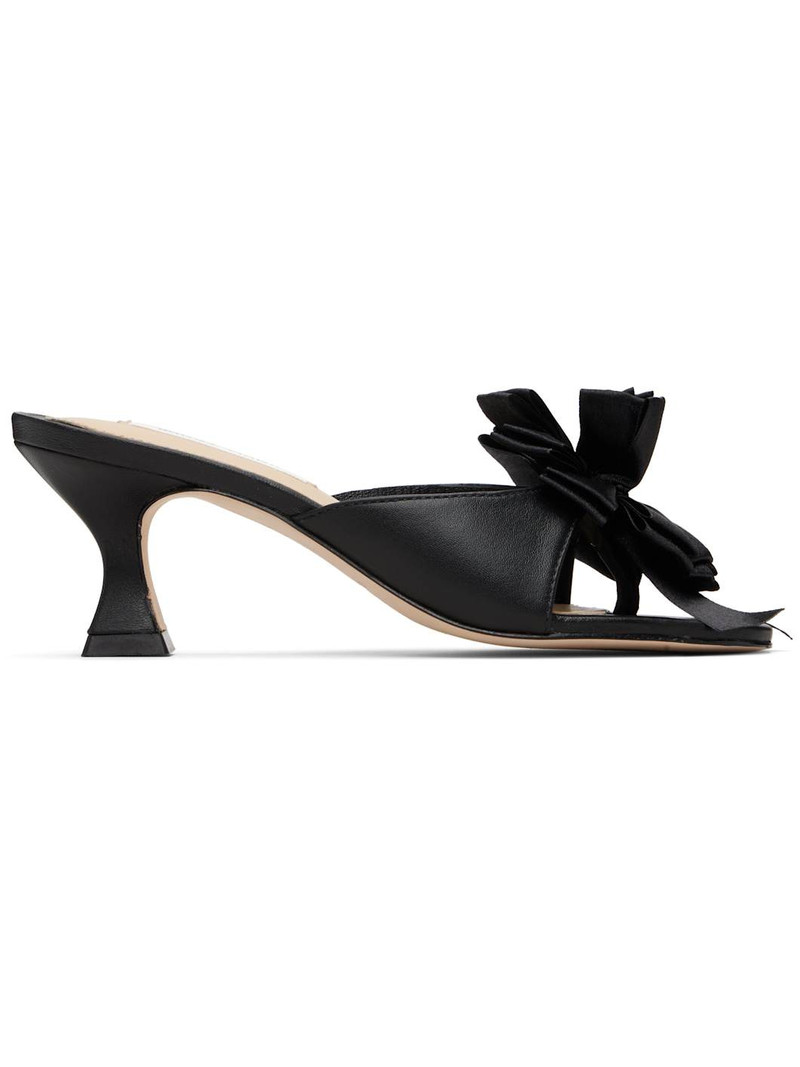 Black Celebration Mule Heels 1