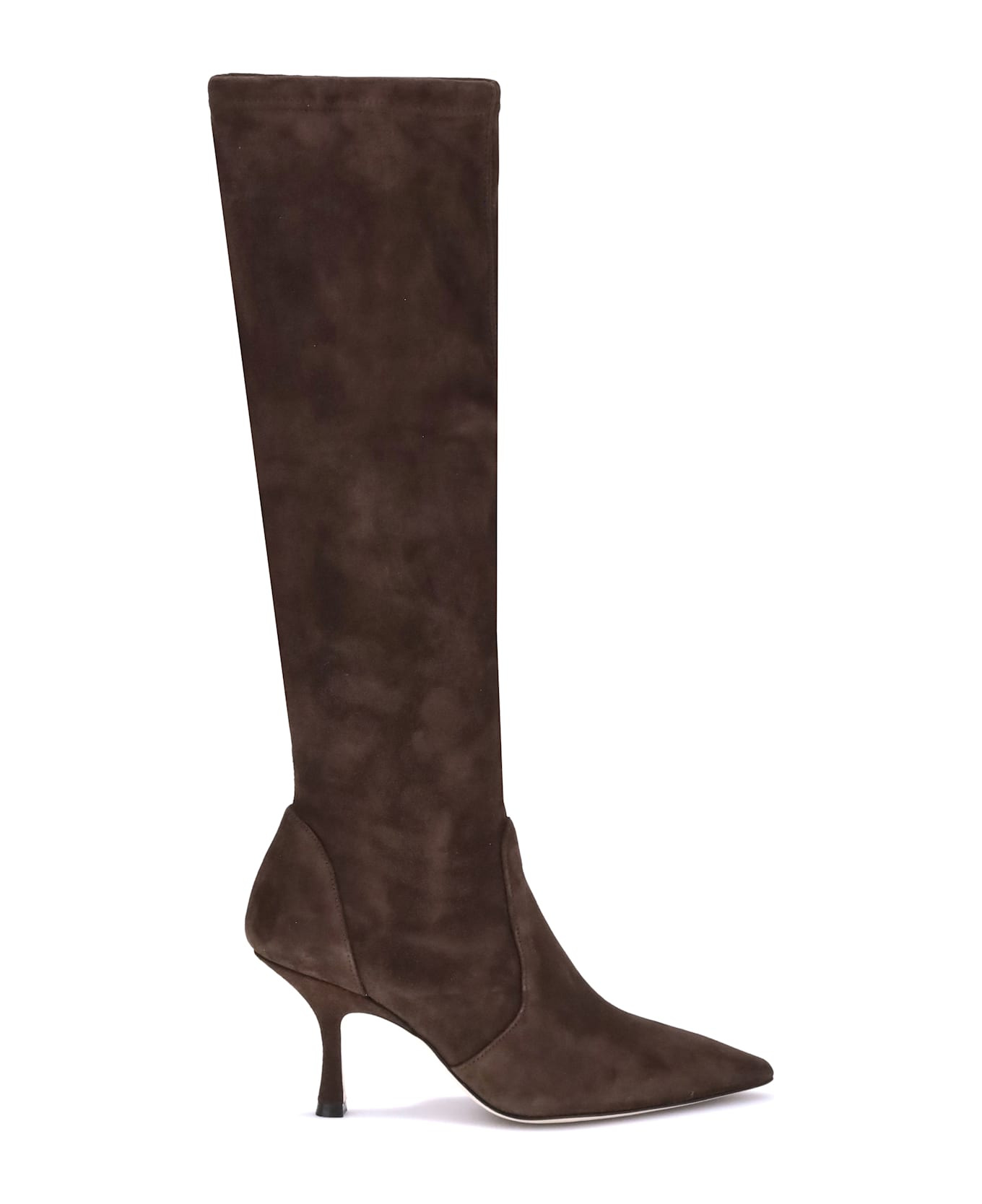 Suede High Boots - 1