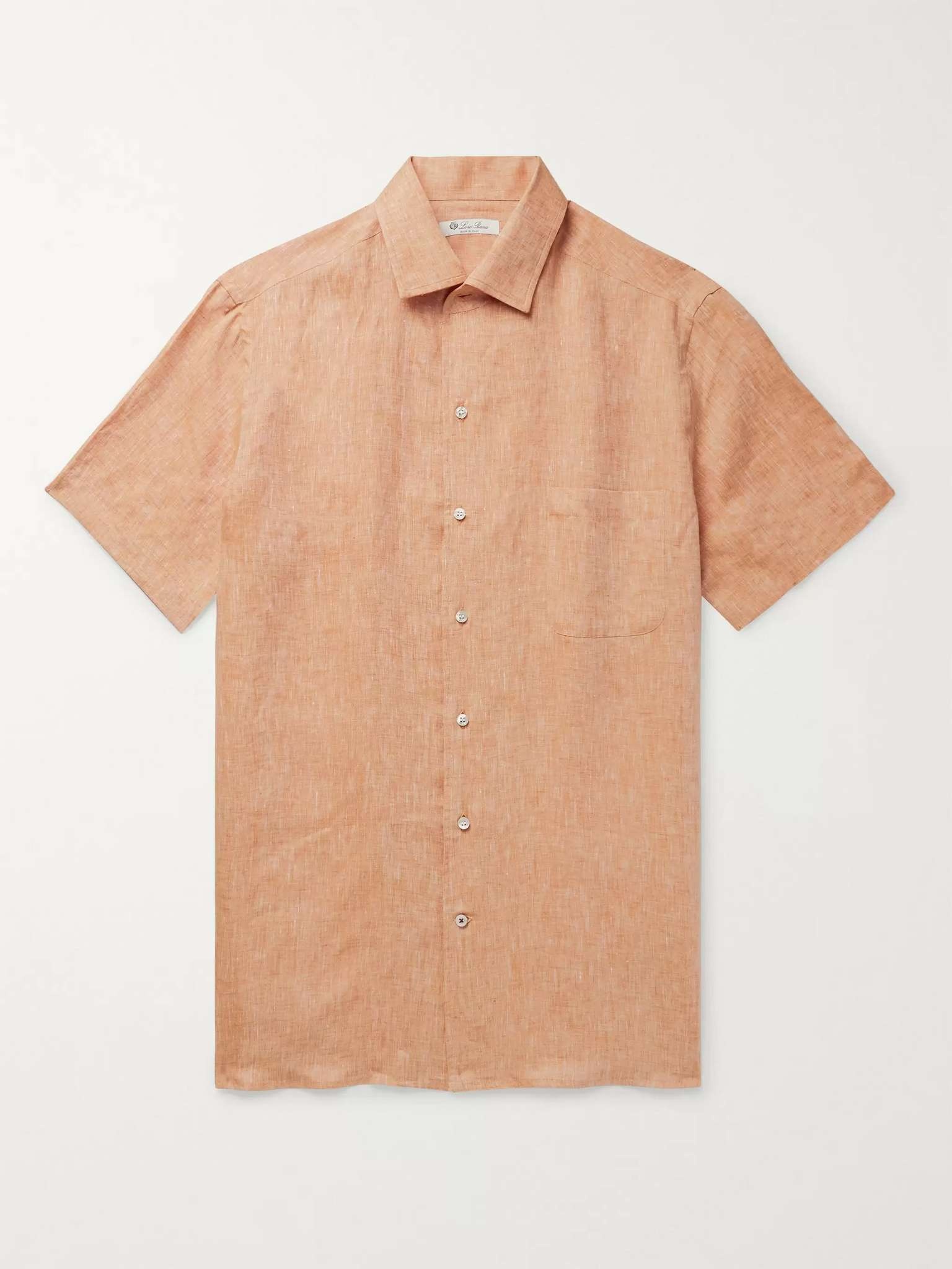 Mélange Slub Linen Shirt - 1