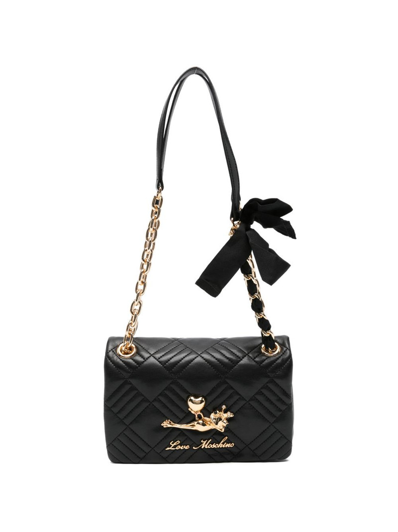 quilted chain shoulder bag 1