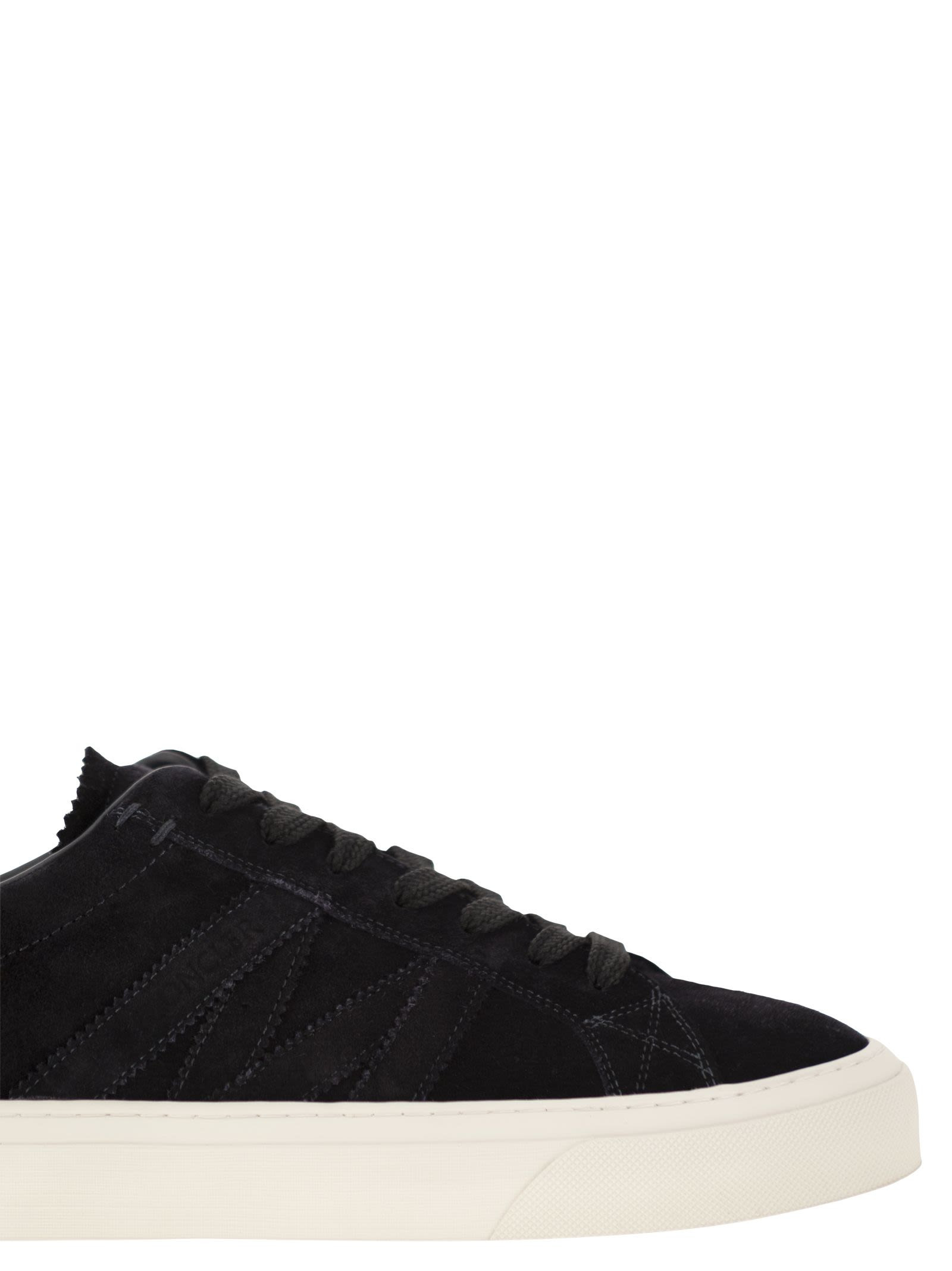 Moncler Men Monaco2 - Suede Trainers - 6
