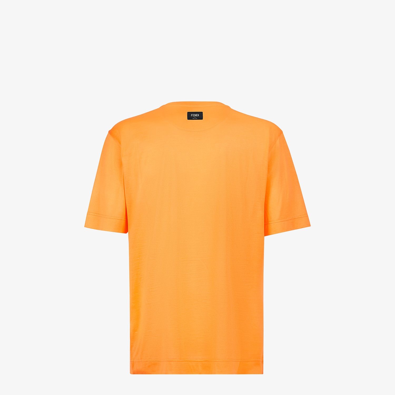 Orange silk T-shirt - 2