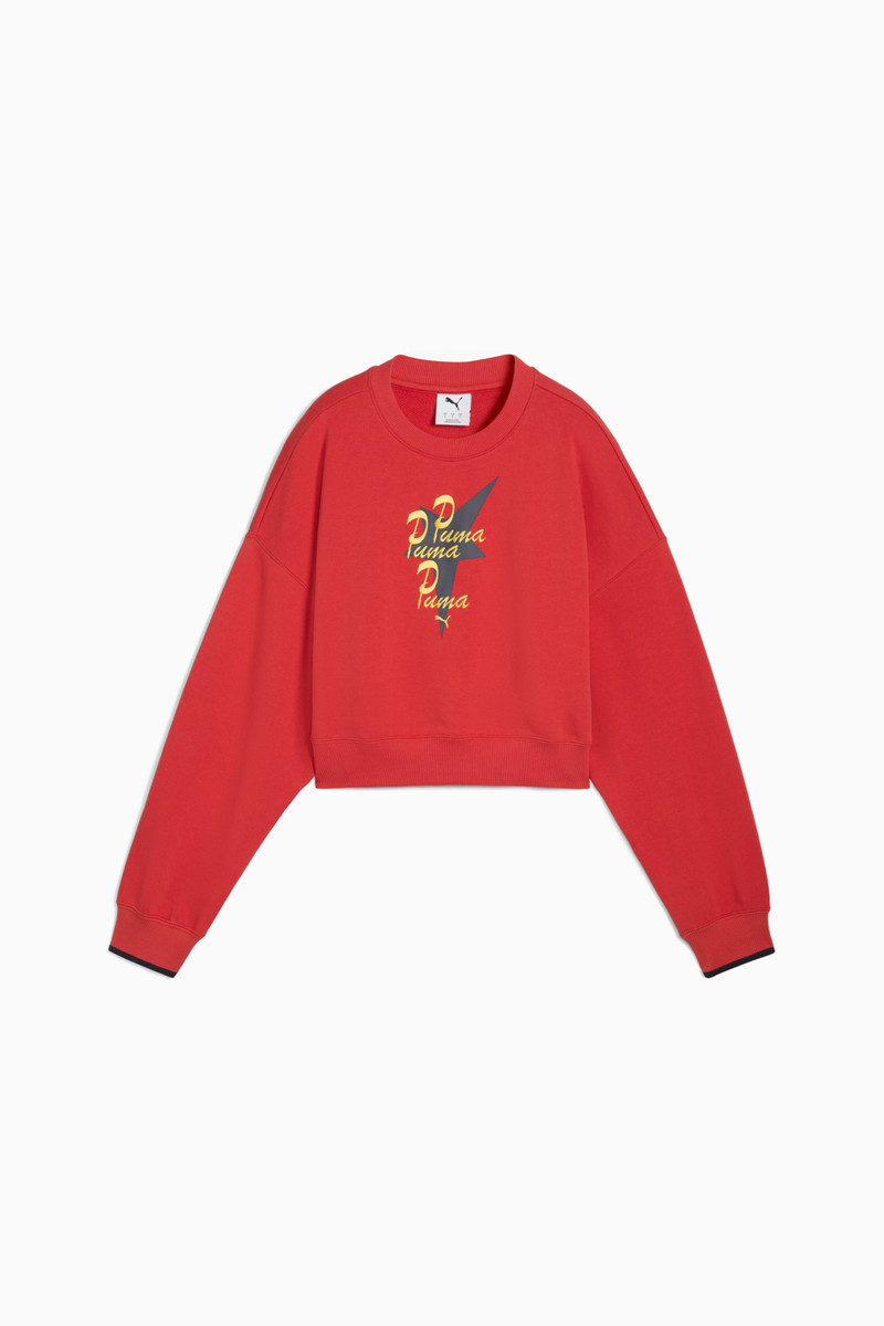 ROAD TO UNITY Women's Oversized Crew Sweatshirt 1