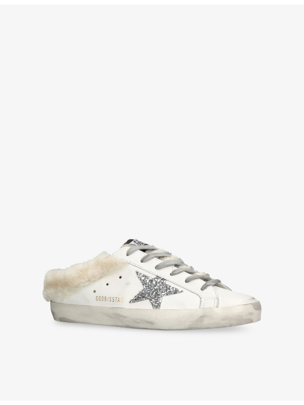 Superstar Sabot 10224 leather and shearling trainers - 3