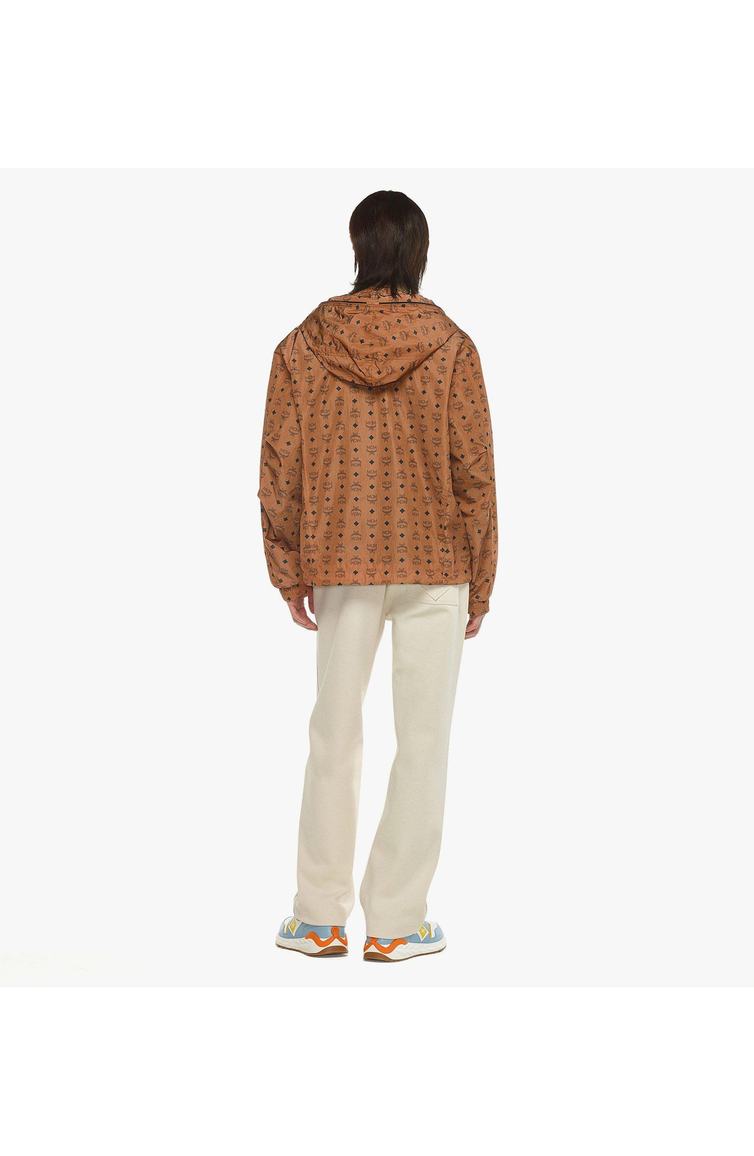 MCM Monogram Print Windbreaker in ECONYL® in Brown at Nordstrom - 5