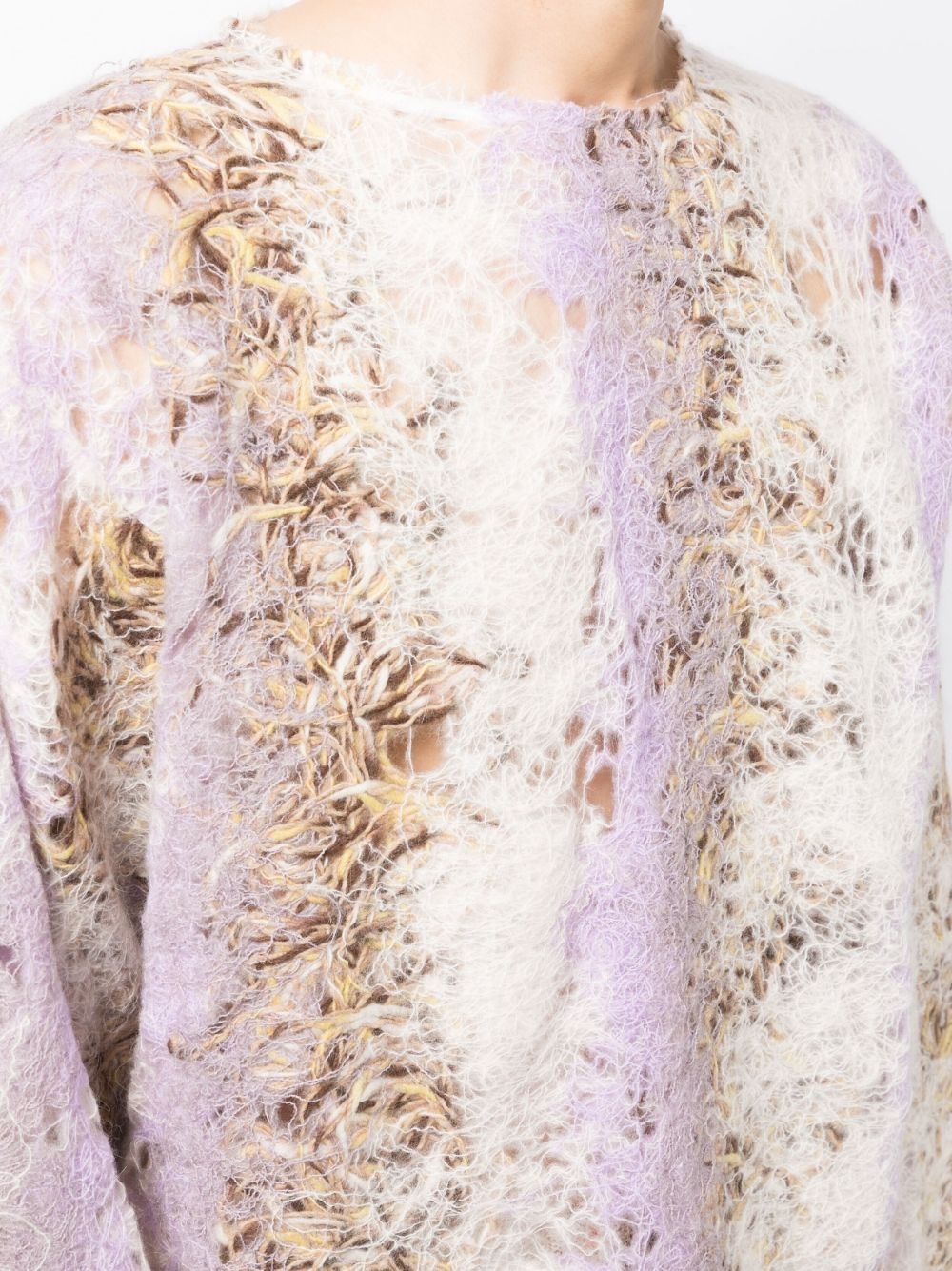 gradient-effect knitted jumper - 5