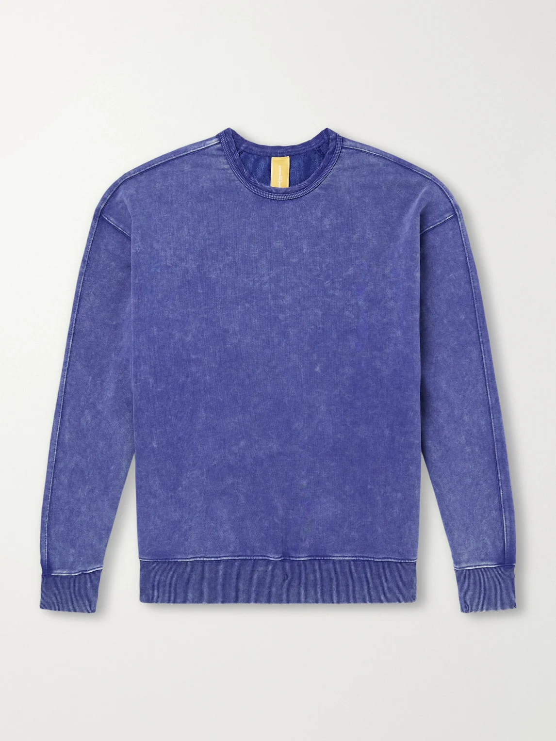 Cotton-Blend Jersey Sweater - 1