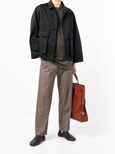 Lemaire long-sleeved shirt jacket outlook