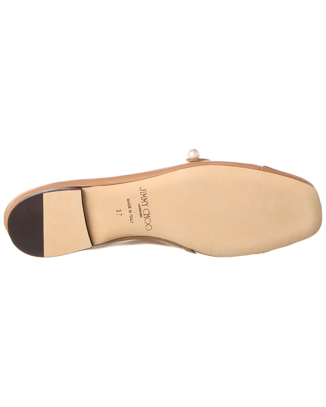 Jimmy Choo Elisa Leather & Patent Flat - 4