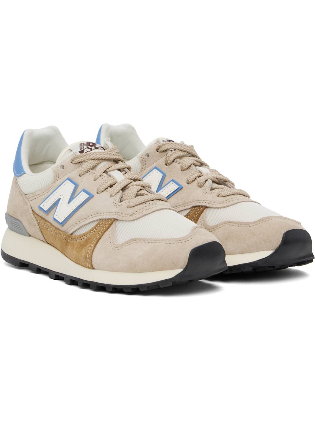 Beige & Taupe 475 Sneakers - 4