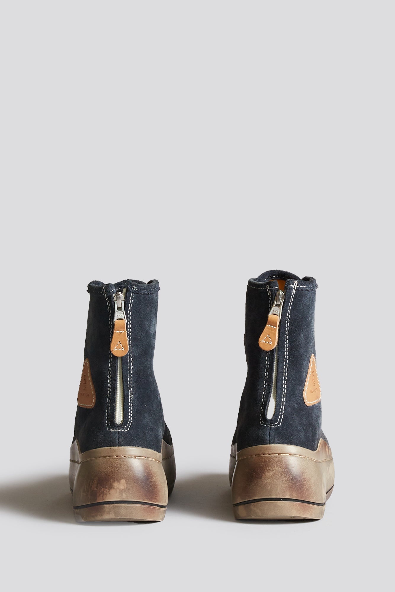 DISTRESSED TALL KURT - WASHED NAVY SUEDE - 3