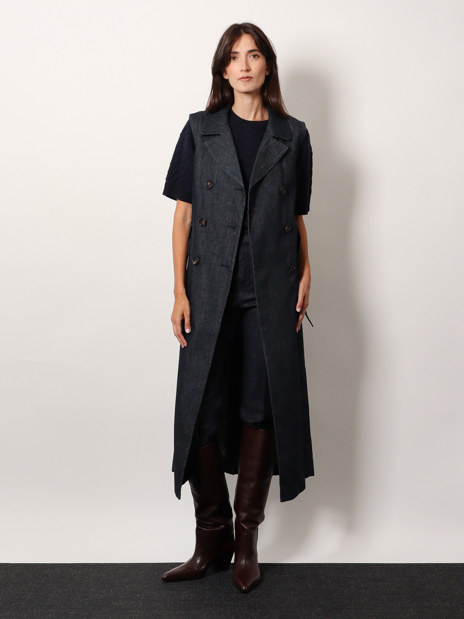 Greta Midi Denim Dress - 2