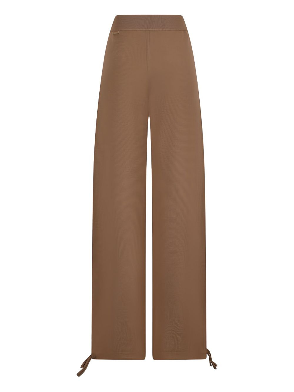 elastic-waist drawstring trousers - 2