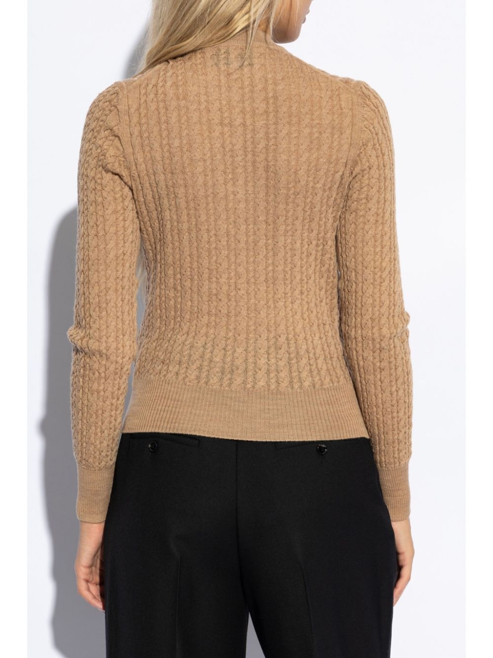 cable-knit jumper - 4
