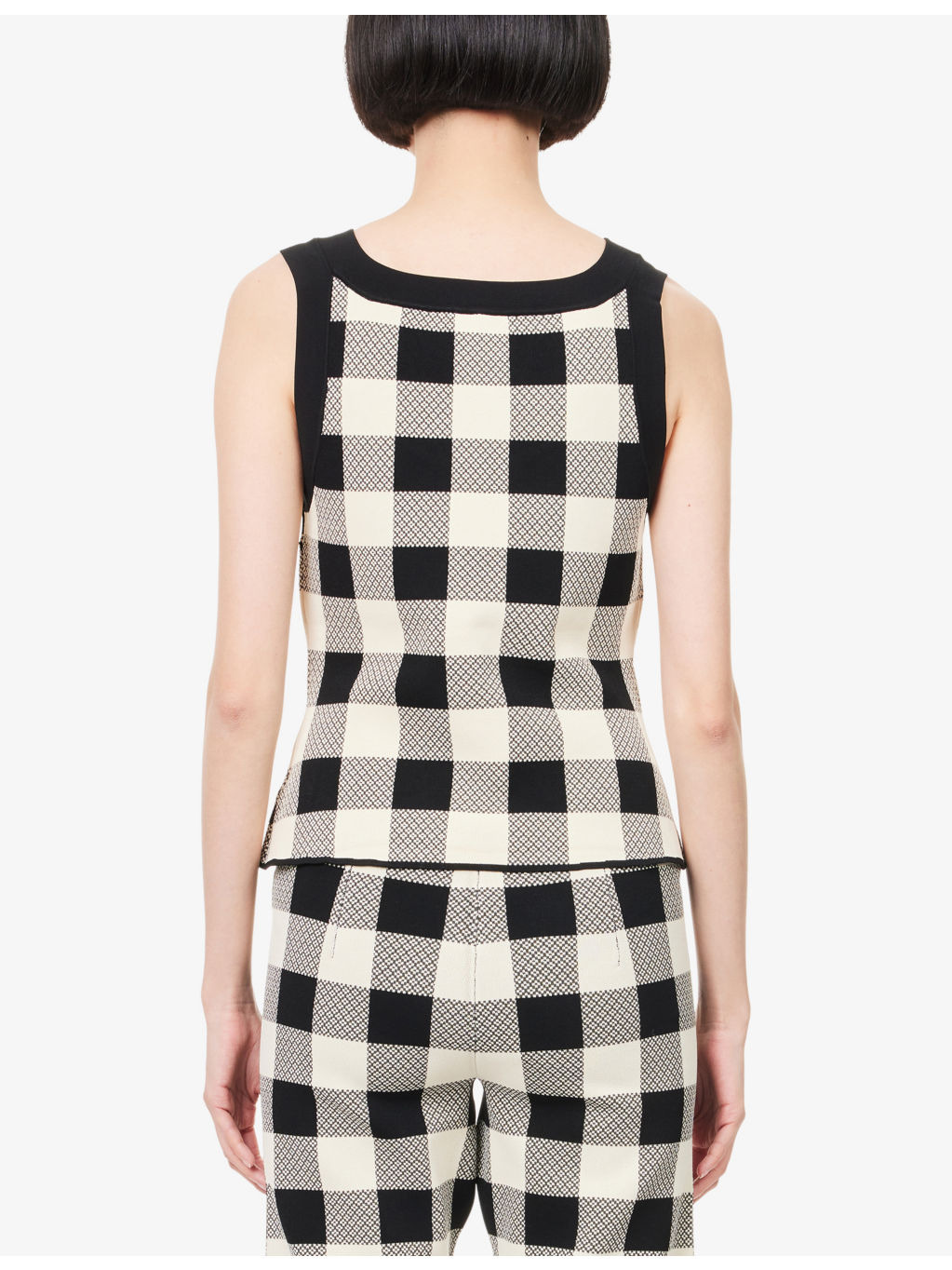 Pippa Graphic-Pattern Knit Top - 4