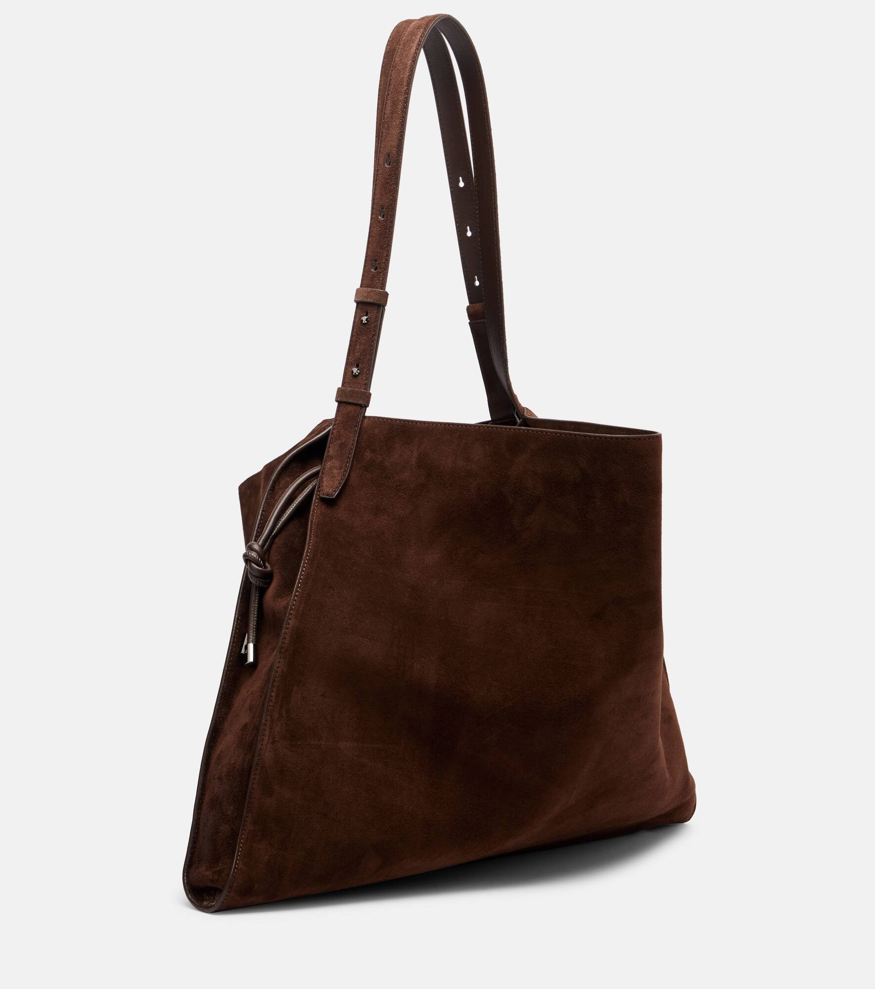 Baggy suede tote bag - 4