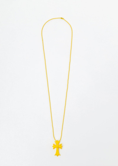 Chrome Hearts Yellow Resin Cross Necklace outlook
