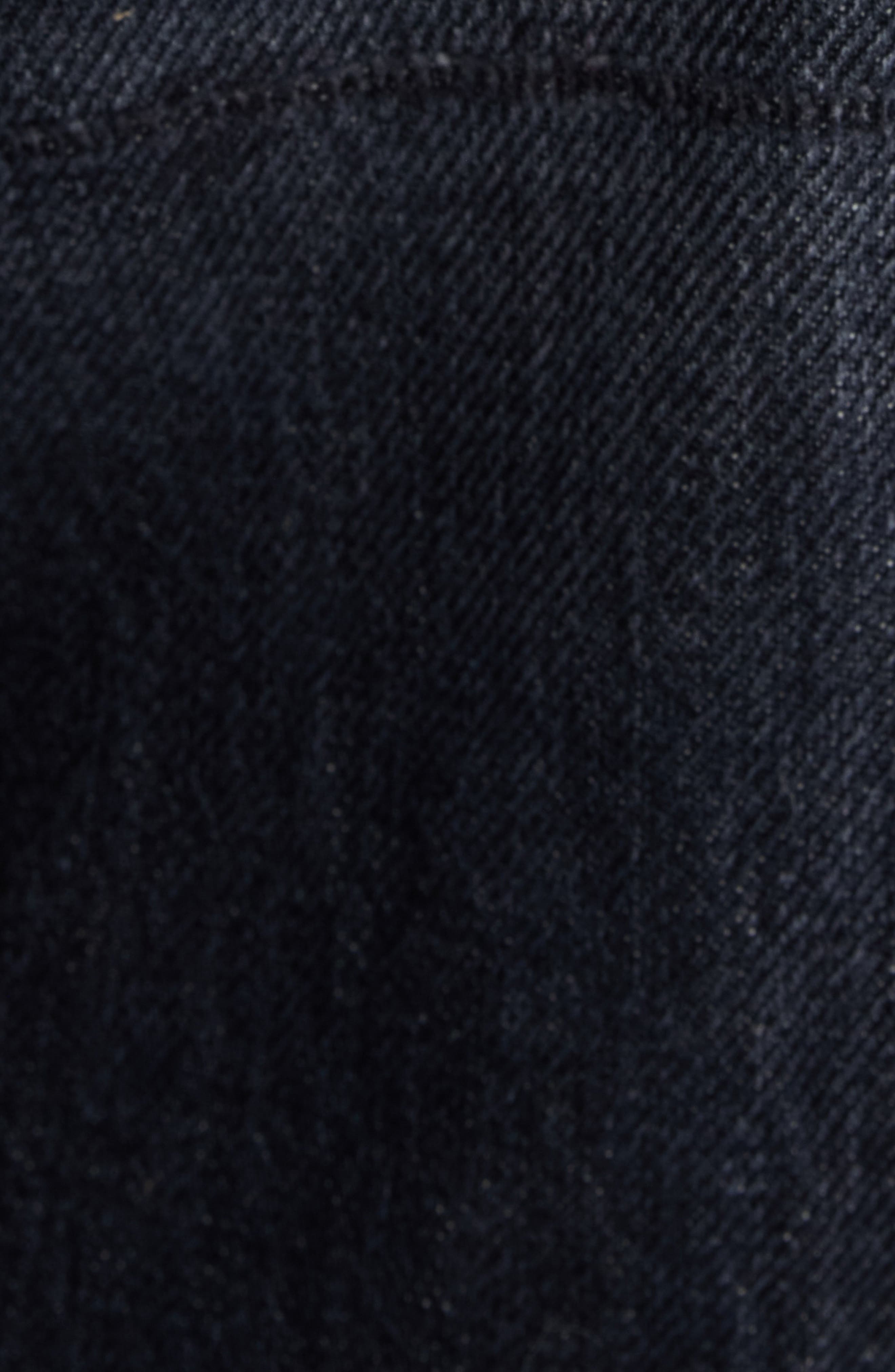 Chloé High Waist Wide Leg Jeans in Onyx Black at Nordstrom - 7