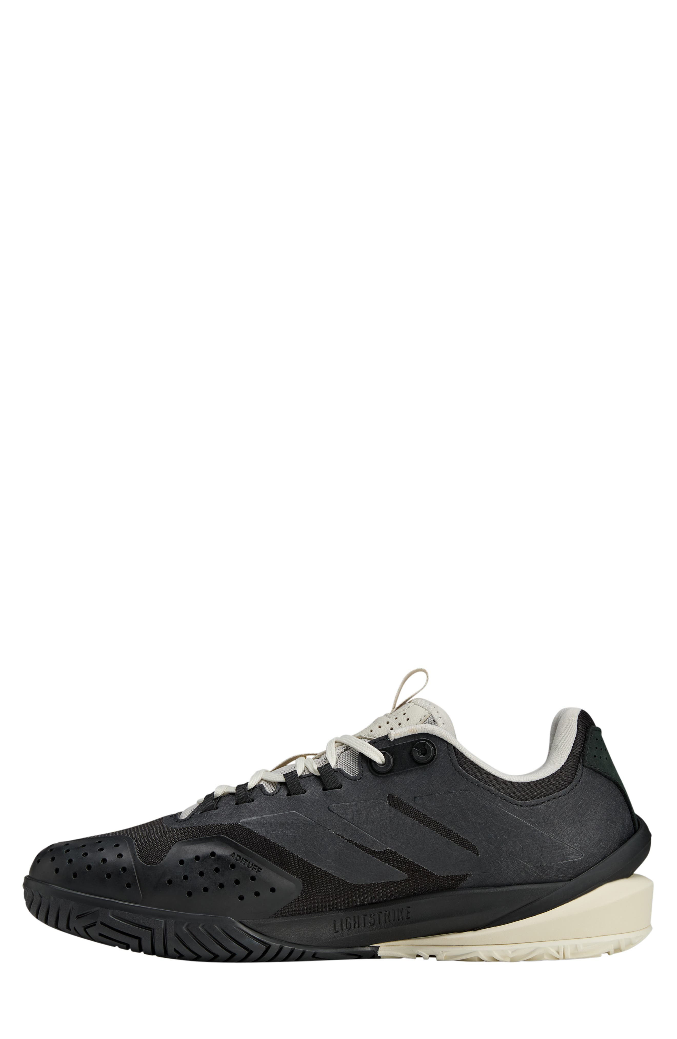 Y-3 Adizero Cybersonic 2 Tennis Shoe in Black/Orbit Grey/Black at Nordstrom - 6