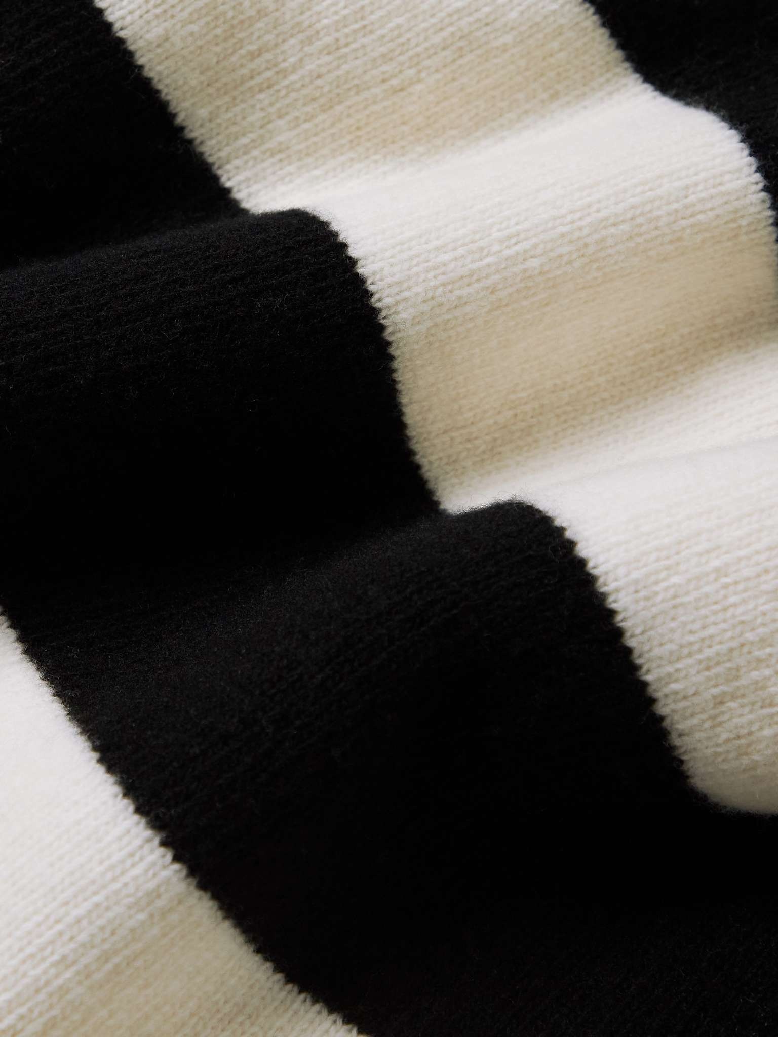 Striped Logo-Intarsia Wool Sweater - 3