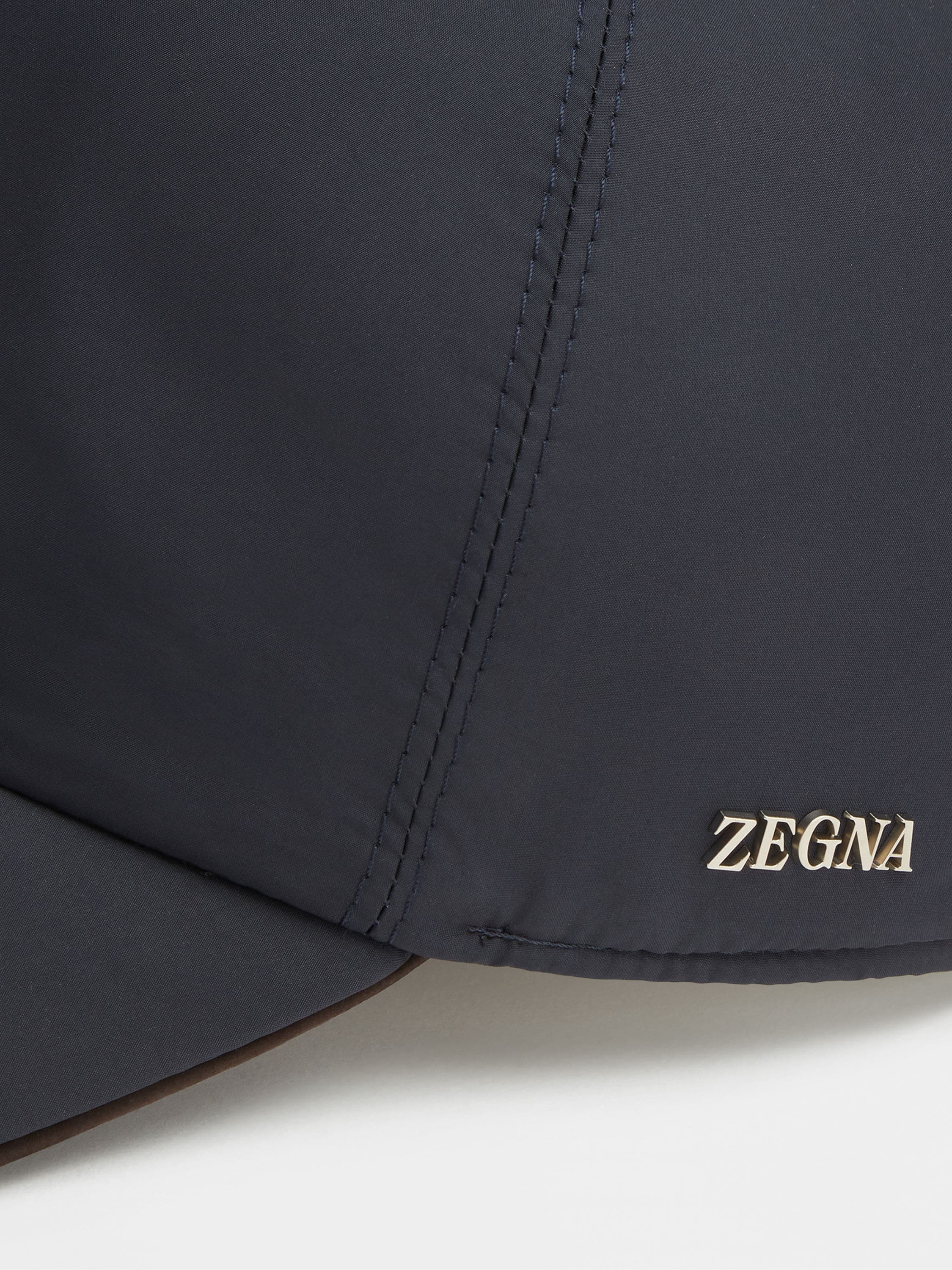 DARK BLUE TECHNICAL FABRIC BASEBALL CAP - 2