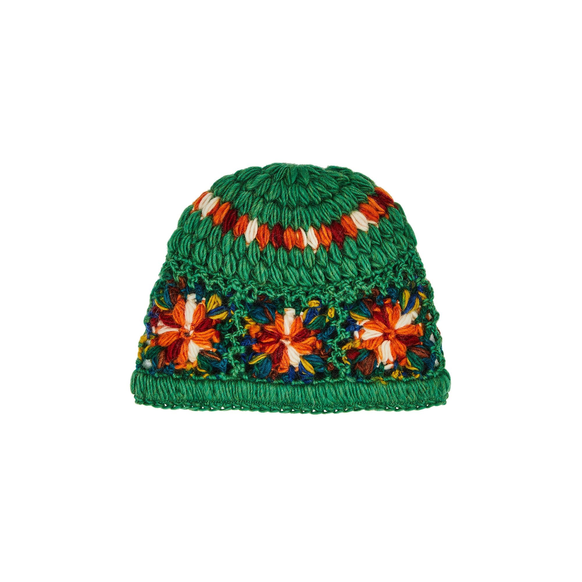 Supreme Crochet Beanie 'Green' - 2