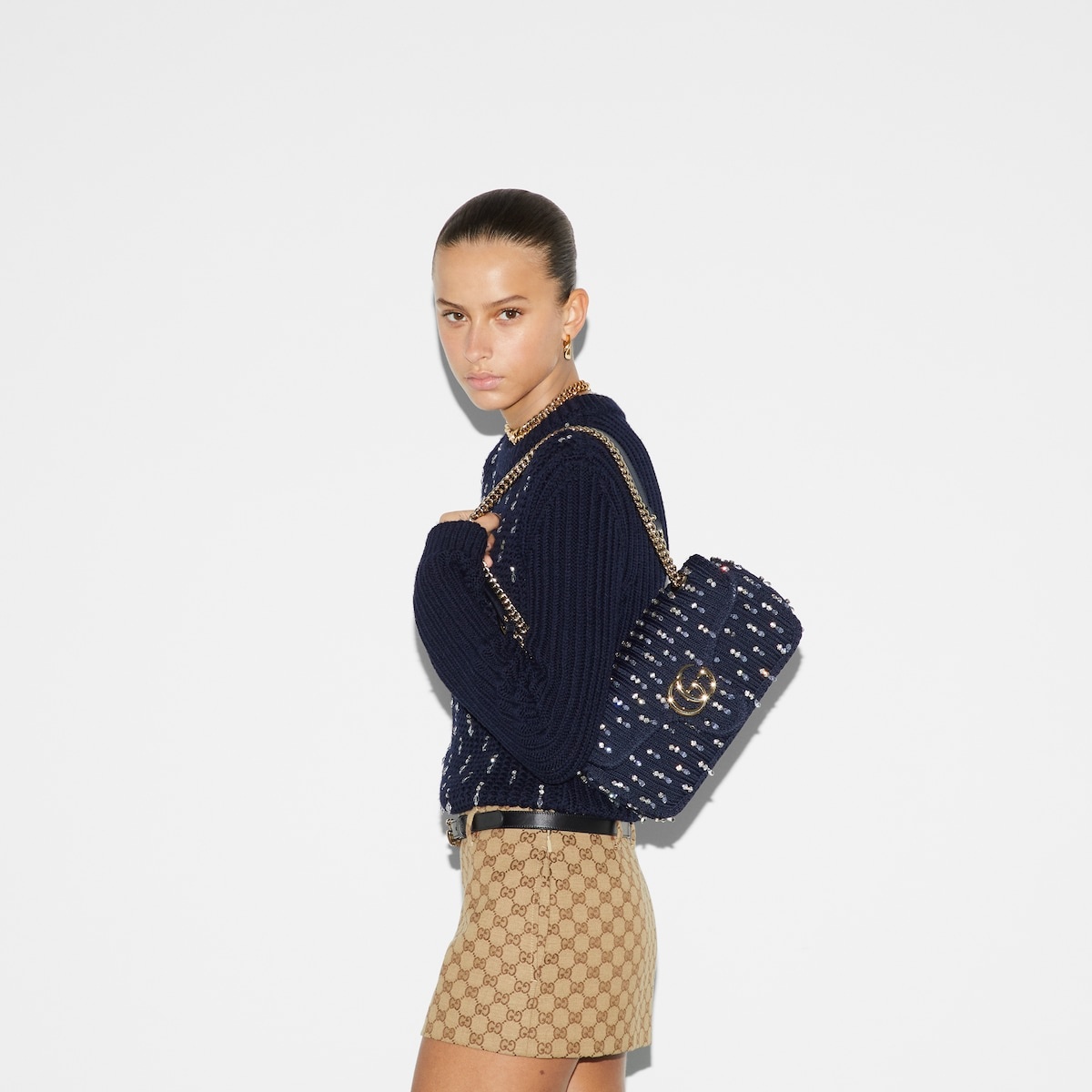 GG Marmont small shoulder bag - 3