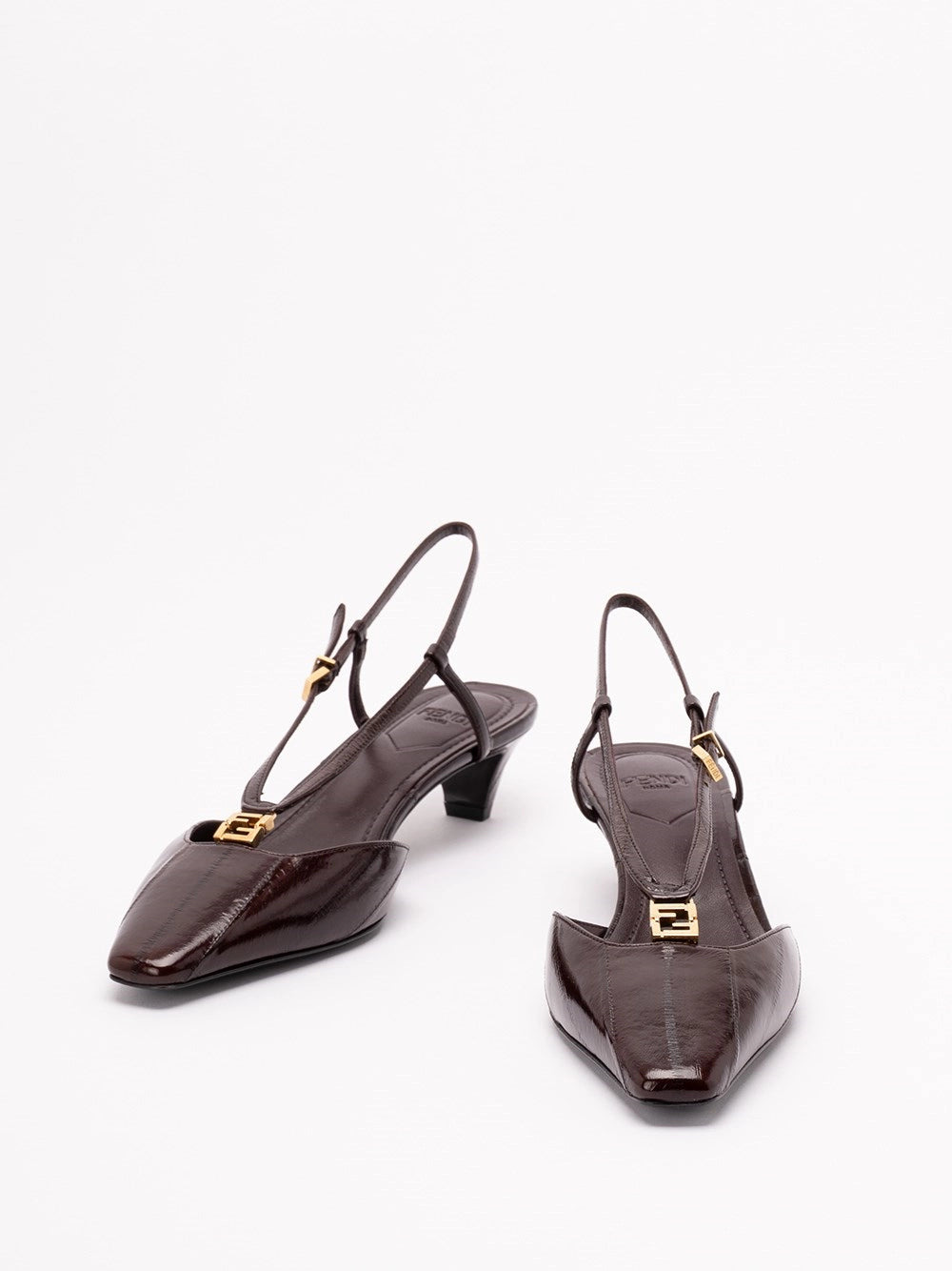 Fendi Women `Fendi Ffold` Slingbacks - 2