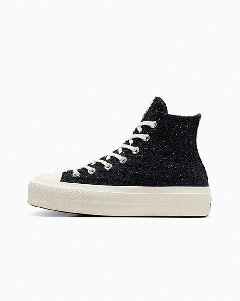 Converse Chuck Taylor All Star Lift Platform Tweed Shimmer outlook