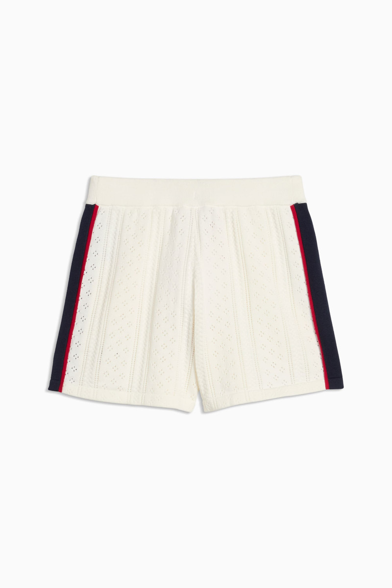 PUMA PUMA x MADHAPPY Women's Pointelle Knitted Shorts outlook