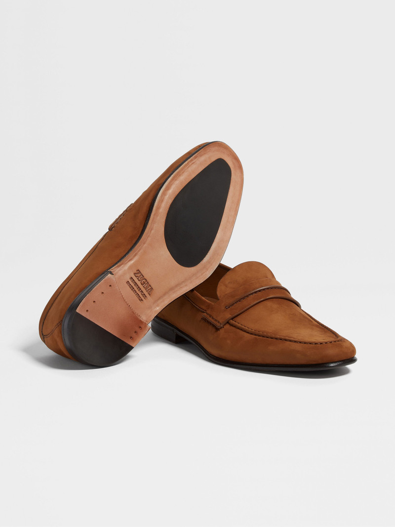 ZEGNA DARK FOLIAGE SECONDSKIN MOCASSIN LOAFER outlook