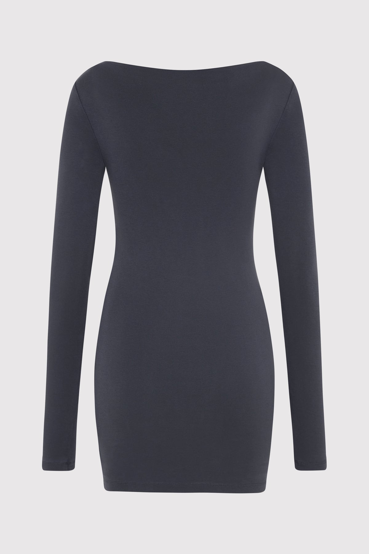 Organic Cotton Bateau Dress - Storm - 6