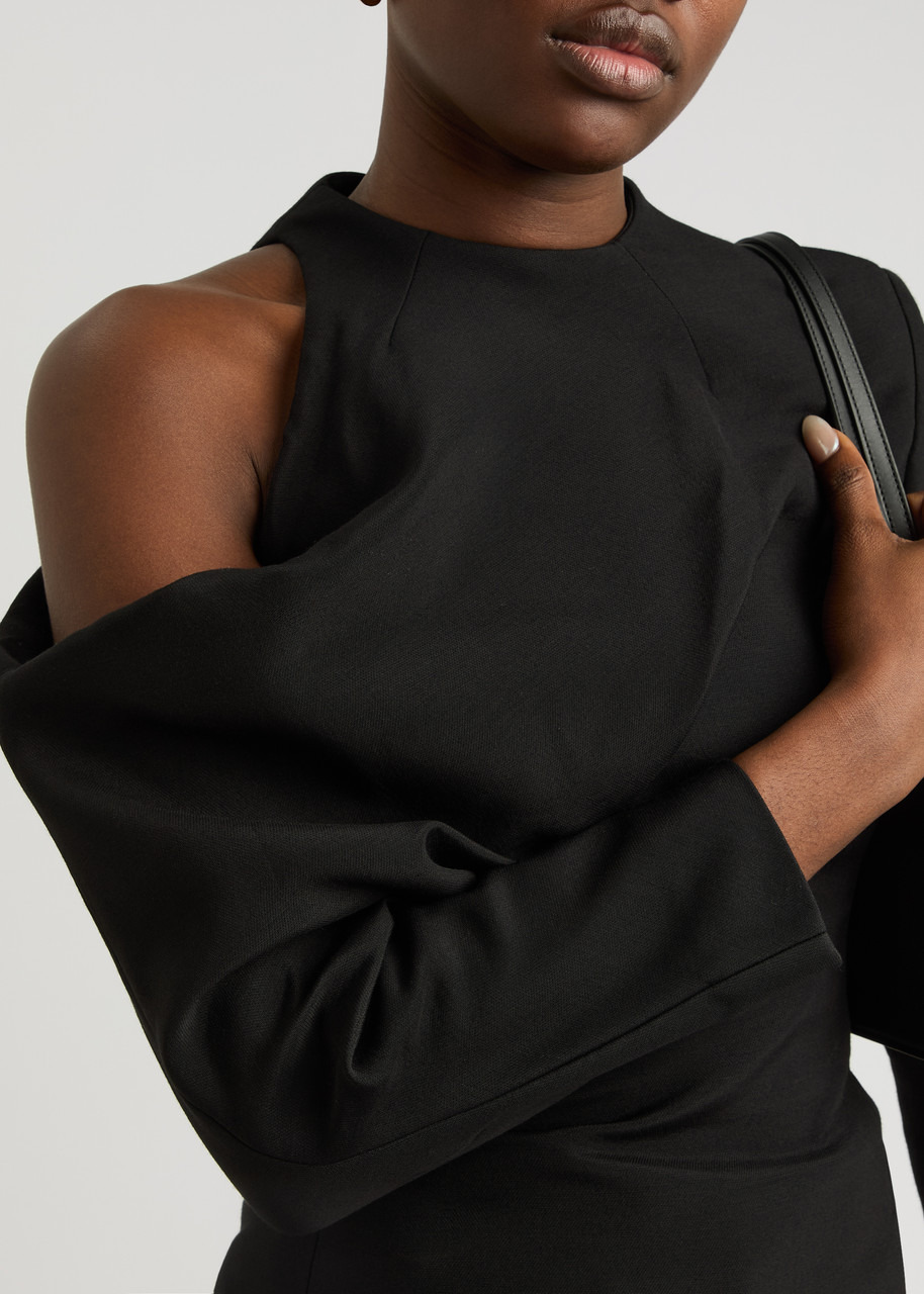 Khaite Tristan Off-the-shoulder Woven top - 5