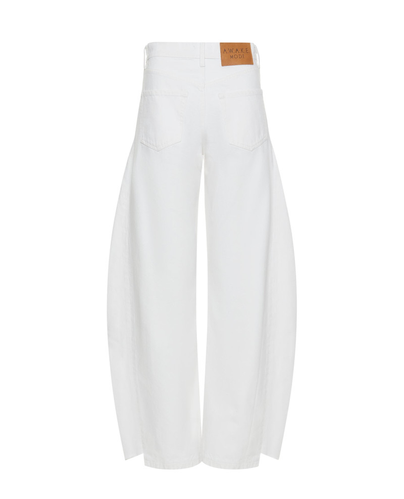 DENIM JEANS WITH INSERTS WHITE 10