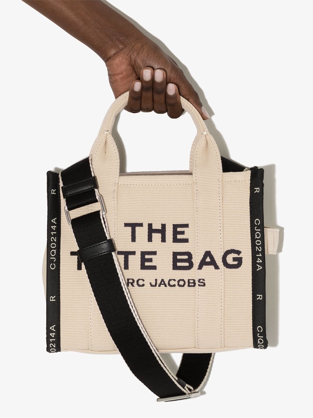 The jacquard small tote bag - 4