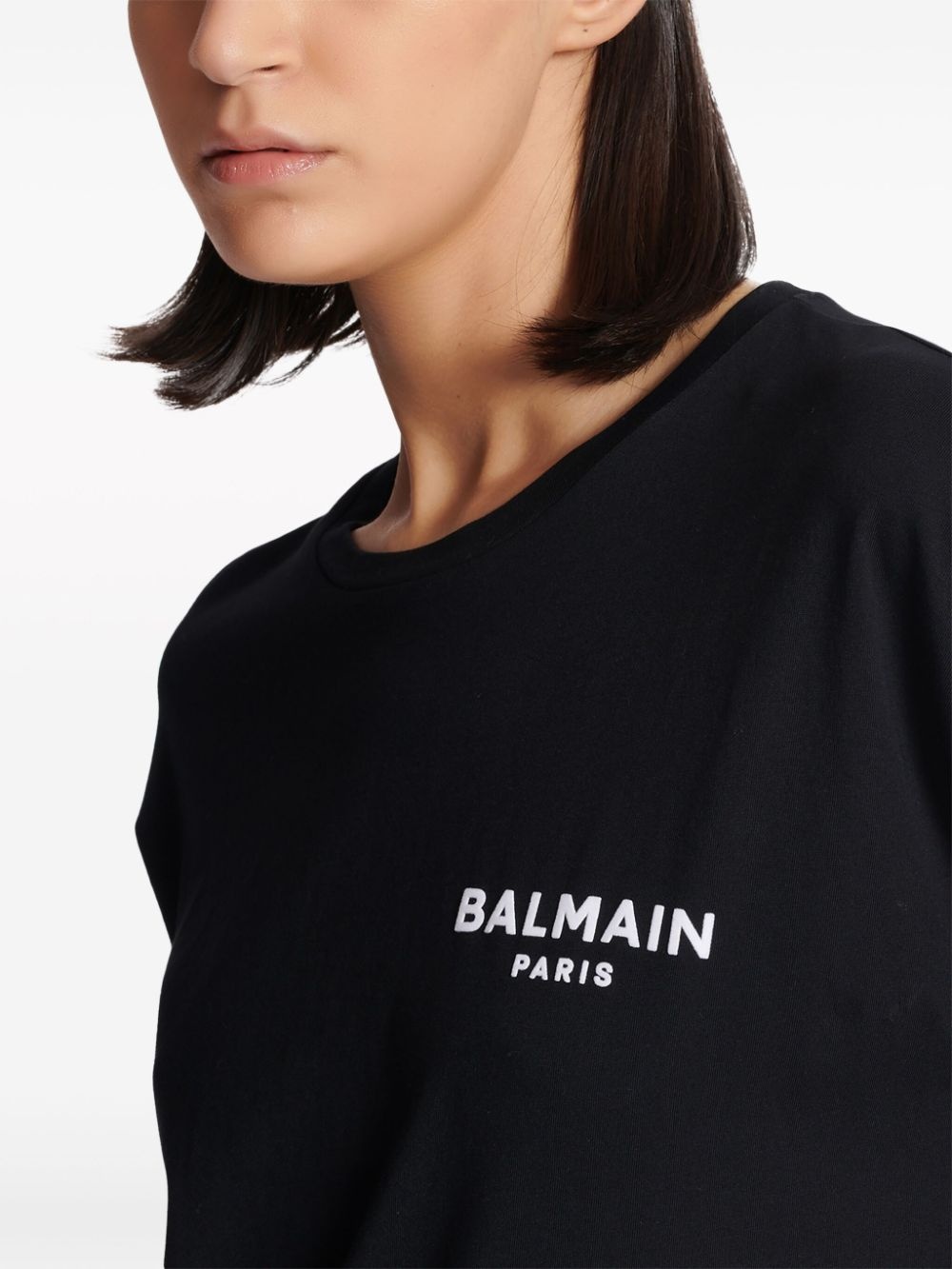 logo-print cotton T-shirt - 6