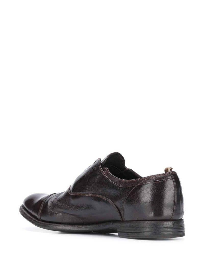 distressed-effect derby shoes 3