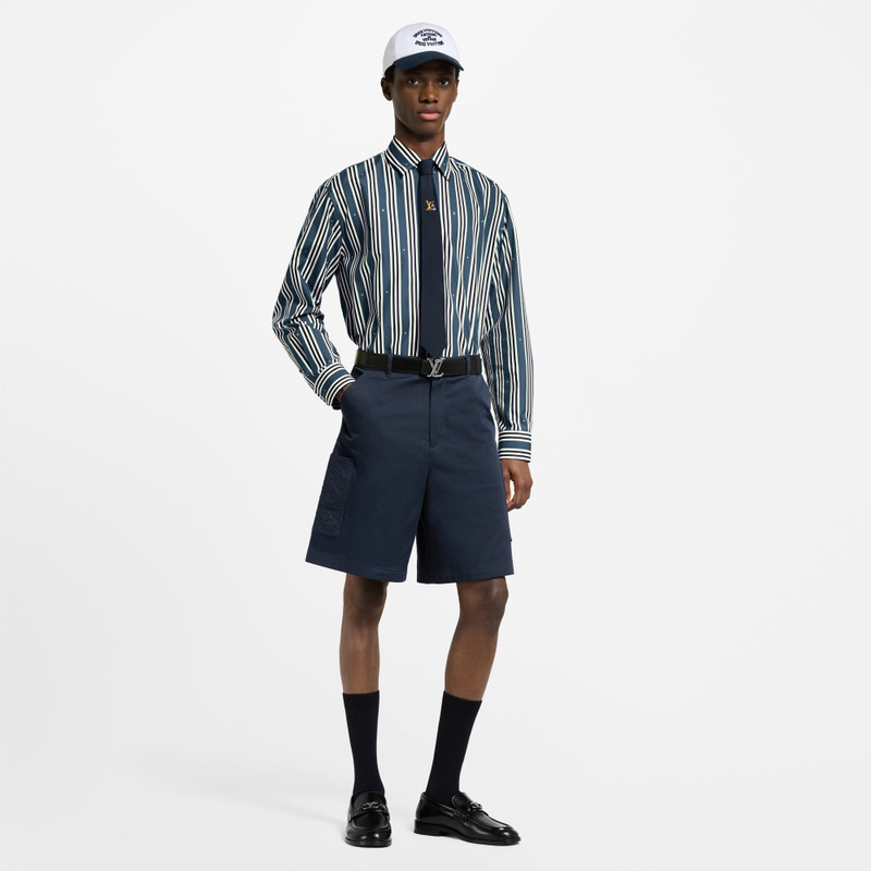 Louis Vuitton Striped Oversized Shirt outlook