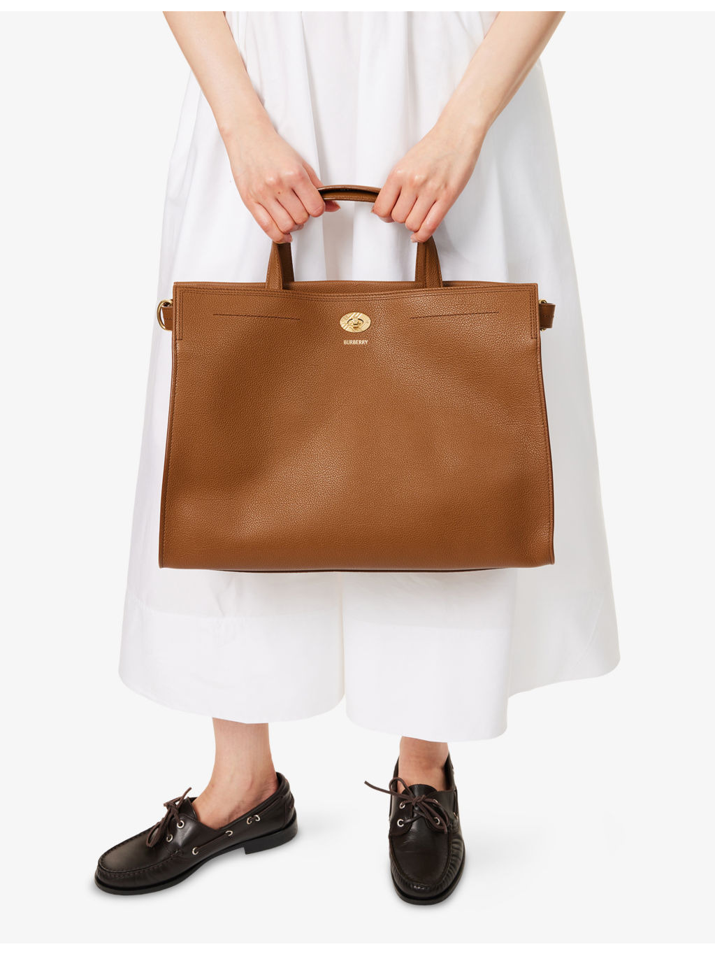 Cotswolds Medium Leather Tote Bag - 2
