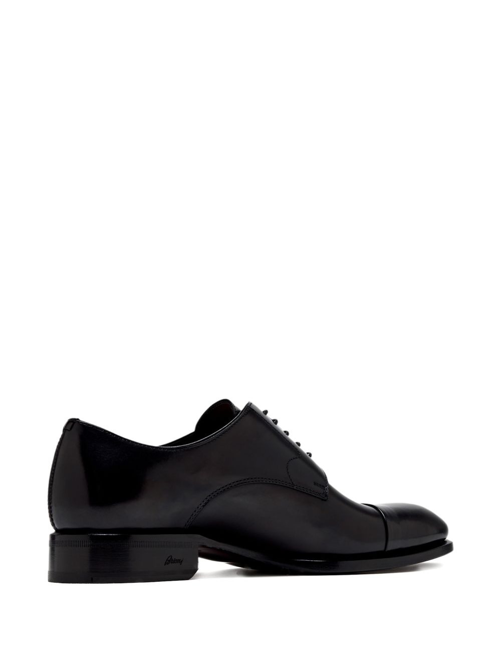 leather cap-toe derby shoes - 2