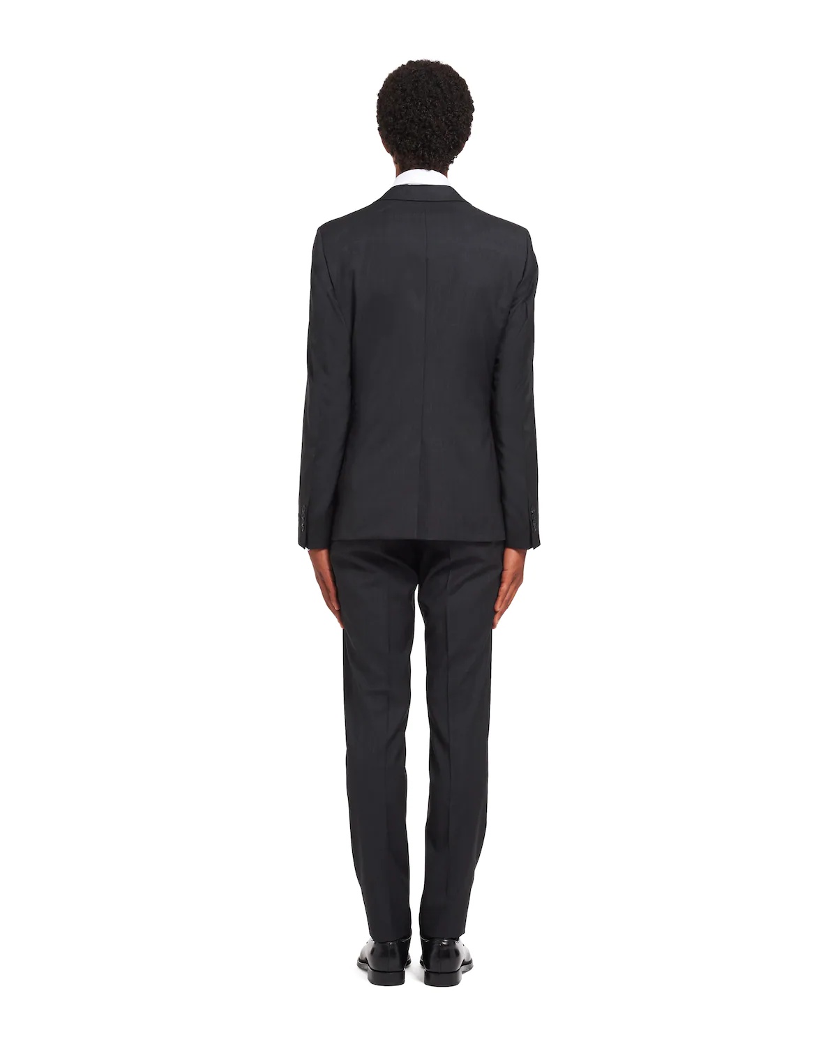 Single-breasted wool suit - 4